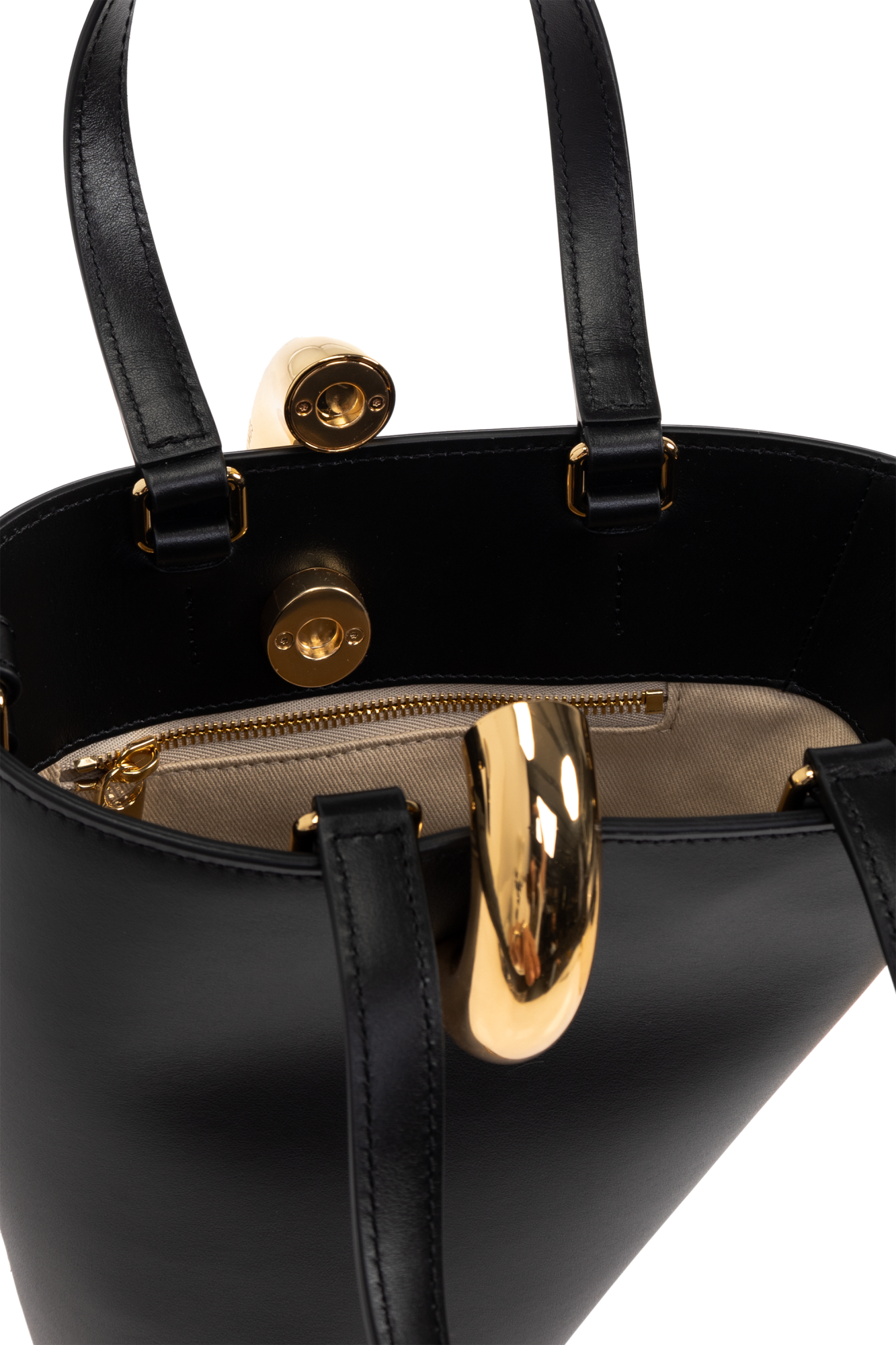 ハンドバッグ JACQUEMUS Woman Handbag Black BAW00389AC01C01 990 Jacquemus Black Le Grand Chiquito Crossbody Bag ○ Labellov